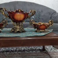 میوه خوری کشکول همراه با دو عدد شکلات خوری ست|ظروف سرو و پذیرایی|اردبیل, |دیوار