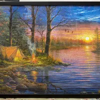تابلو پازل کمپینگ و جنگل