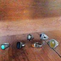 فروش تعداد شش عدد انگشتر نقره