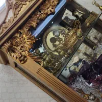 بوفه طلایی چوبی|بوفه، ویترین، کنسول|تهران, فلاح|دیوار