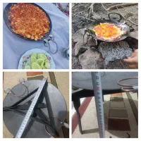 ساج و سه پایه تاشو.ساطور.ووسایل های دیگه