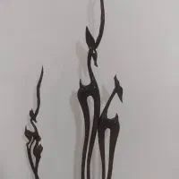 غزال چوبی کار دست|صنایع دستی و سایر لوازم تزئینی|وحیدیه, |دیوار