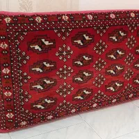یک جفت پشتی دست باف ترکمن در حد نو