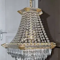۳ عدد لوستر کریستال در حد نو