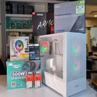 سیستم گیمینگ سفید فول RGB اجرای تمام بازی های روز