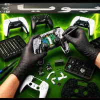 زغالی تعویض ورفع عیب دسته خراب ps4 5بازی نصبشده