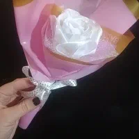 گل مصنوعی روبانی کادوپیچی شده|گل مصنوعی|اردبیل, |دیوار