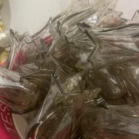 لاله و کریستال لوستر|لوستر و چراغ آویز|تهران, بلورسازی|دیوار