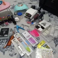 وسایل کاشت ناخن فروش فوری|آرایشی، بهداشتی، درمانی|ملایر, |دیوار