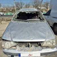 پراید۱۳۲تصادفی مدل۹۰