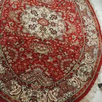 فرش ماشینی بیضی