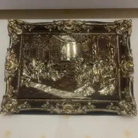 تابلو ورق طلا طرح برجسته وارداتی