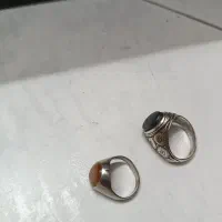 دوتاانگشتر قدیمی قیمت مناسب نقره|جواهرات|تهران, کوثر|دیوار