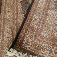 فرش دستبافت سرمه ایی رنگ ۱۲ متر ۳در۴ چهل رج ماهی|فرش|ارومیه, |دیوار