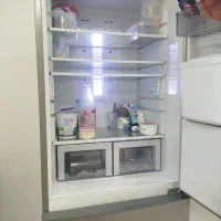 یخچال دو در الکترو استیل بالا یخچال پایین فریزر|یخچال و فریزر|رشت, شالکو|دیوار