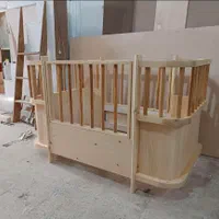 ساخت تخت نوزاد چوبی کشویی و گهواره تمام چوب