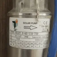 پمپ خورشیدی Tiso عمق ۶۵ متر