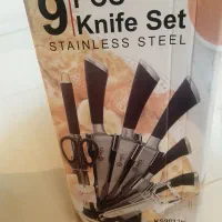 سرویس چاقو ۹ پارچه آشپزخانه ام جی اس