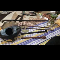 وسایل درویشی آنتیک قدیمی|کلکسیون اشیاء عتیقه|رشت, بلوار گیلان|دیوار