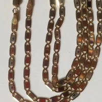 زنجیر طلا با طرح قلب ، اکسترنی ایتالیا با فاکتور