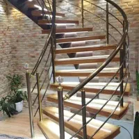 ساخت انواع پله های پیچ و مدرن|خدمات پیشه و مهارت|سیاهکل, |دیوار