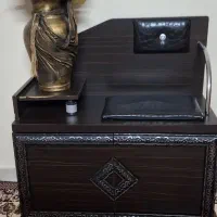 میز تلفن وگلدان وهفت سین سفالی