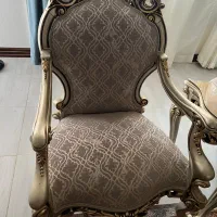 یکدست مبل سلطنتی در حد نو با سه تا میز عسلی|مبلمان خانگی و میز عسلی|بندر گناوه, |دیوار