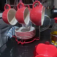 ست جا ادویه ای همراه با کاپ و زیر کاپی|ظروف سرو و پذیرایی|شیراز, فرهنگ شهر|دیوار