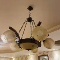 لوستر چوب.  لوستر آهنی . لوستر سرامیک..ورق بزنید