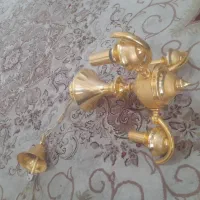 لوستر ۳شاخه،چراغ گازی،۶عدد لامپ تزیینی