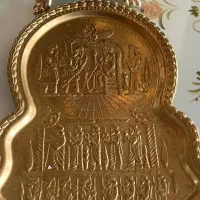 سماور گازی طلایی رنگ ۶لیتری برند طوفان همراه سینی|سماور، چای‌ساز، قهوه‌ساز|قزوین, |دیوار