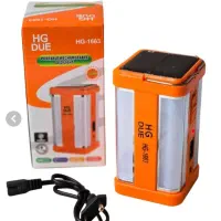 چراغ شارژی مهتابی پنل خورشیدی مدل HG-1663