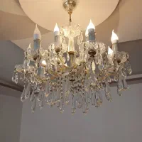 لوستر کریستال سایز بزرگ و کوچک