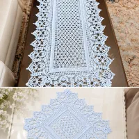رومیزی گیپور دستبافت