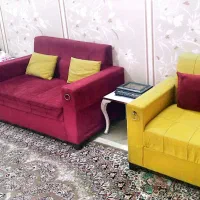 مبل 7نفره|مبلمان خانگی و میز عسلی|مشهد, شهرک مهرگان|دیوار