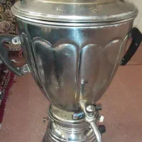 سماور گازی برنجی ۸لیتری سالم آتشکده هم عوض کردم