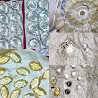 کریستال لاله آماریس المان قطعات کریستال لوستر|لوستر و چراغ آویز|تهران, باغ فیض|دیوار