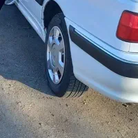 چهار عدد رینگ فابریک بالاستیک بارز و قالپاق فابریک