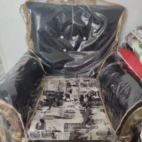 مبل سلطنتی هفت نفره با کاور