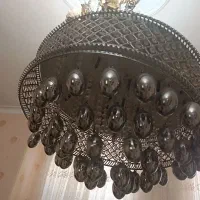 لوستر خوشگل و بزرگ در حد نو در سه رنگ روشن میشه