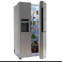 یخچال ساید اسنوا نونو ۲۷ فوت رنگ سیلور استیل