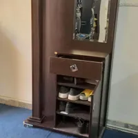 جاکفشی اینه دار چوبی|جاکفشی، کمد، دراور|هشتگرد, |دیوار