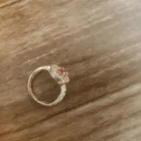 انگشتر زنانه نگین قرمز