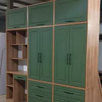 کمد دیواری پازلی وکیوم کتابخانه کد۹۴