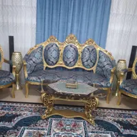یک دست مبل ۹نفره سلطنتی|مبلمان خانگی و میز عسلی|بیرجند, |دیوار