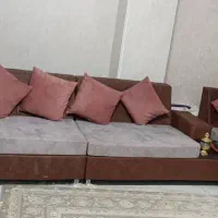 مبل ۷ نفره راحتی|مبلمان خانگی و میز عسلی|قرچک, میرزائی شمالی|دیوار