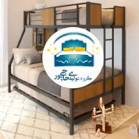 تخت خواب دو طبقه مهماندار(تختخواب۳سه نفره)۴نفرثنا