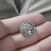 سکه ی اسکندر نقره