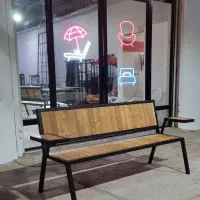 ساخت نیمکت سفارشی چوب و فلز