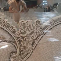 مبل ۷نفره کلاسیک بامیزعسلی مناسب جهیزیه درحدنونونو|مبلمان خانگی و میز عسلی|قائمشهر, |دیوار